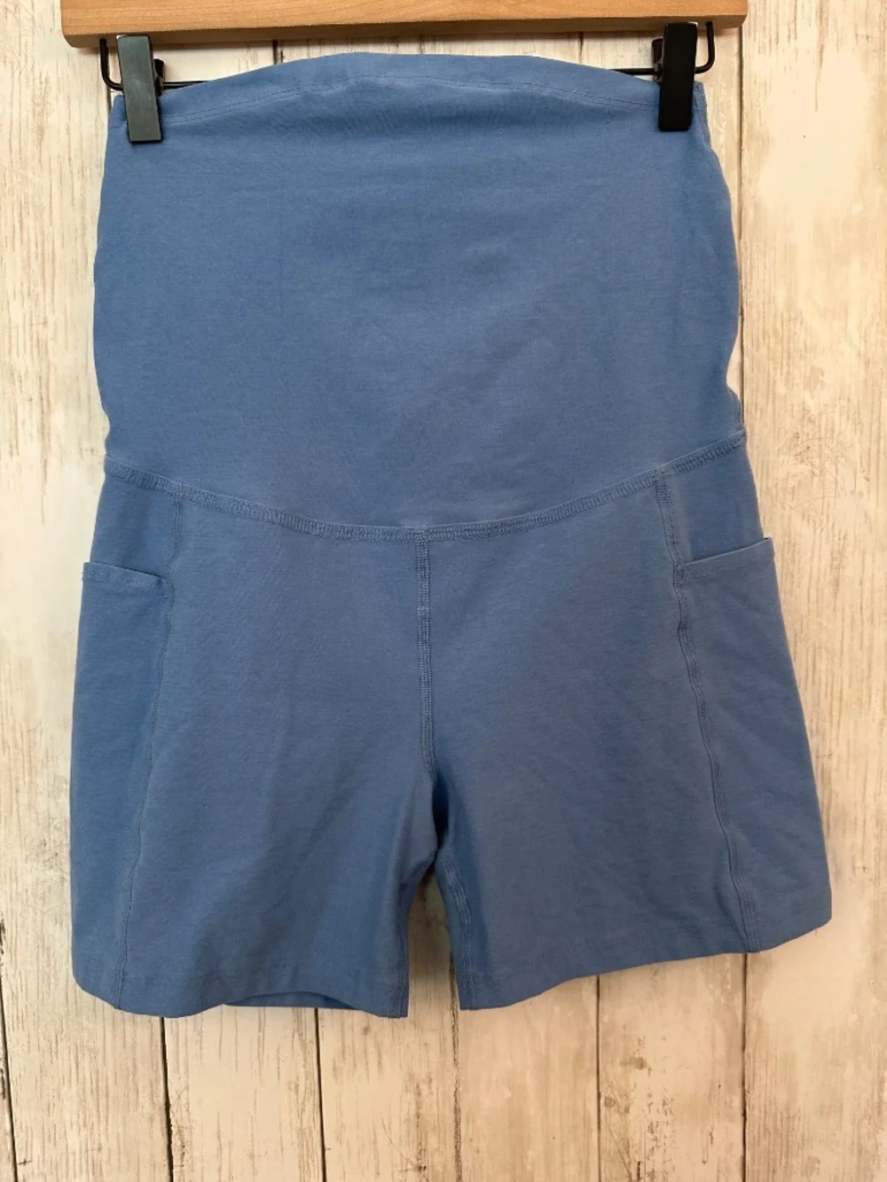 ✨ Beyond Yoga Spacedye Love the Bump Maternity Pocket Biker Shorts M Active Mom